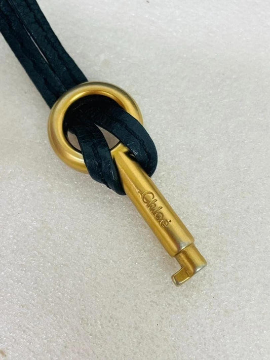 Chloe Paddington Leather Handbag Black Authentic