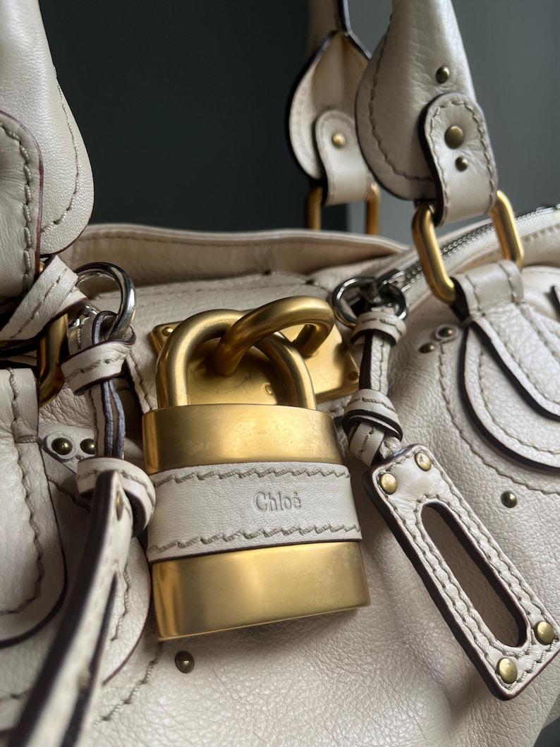 Chloe Paddington Cream Bag