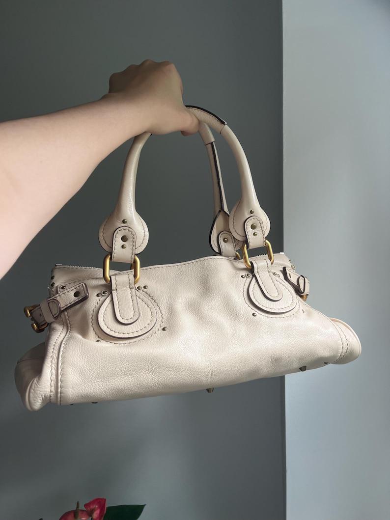 Chloe Paddington Cream Bag