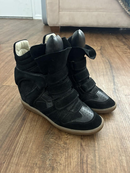 ISABEL MARANT BEKETT Sneakers bekett leather wedge sneakers