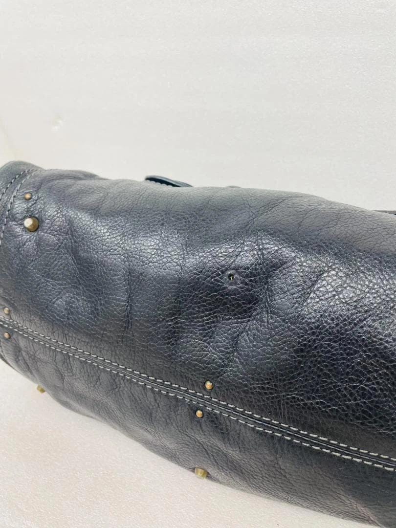 Chloe Paddington Leather Handbag Black Authentic