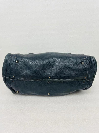 Chloe Paddington Leather Handbag Black Authentic