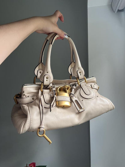 Chloe Paddington Cream Bag